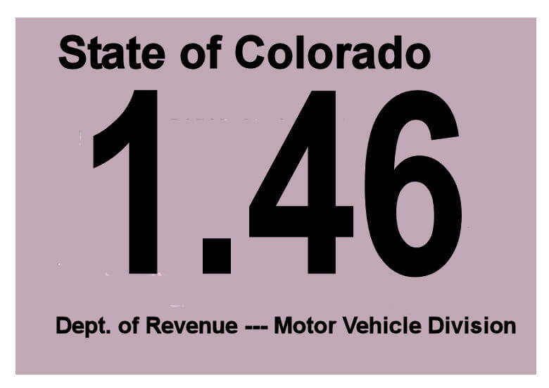 (image for) 1946 Colorado Inspection Sticker